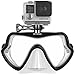 OCTOMASK - Frameless Dive Mask w/Mount for All GoPro Hero Cameras for Scuba Diving, Snorkeling, Freediving (Clear)…