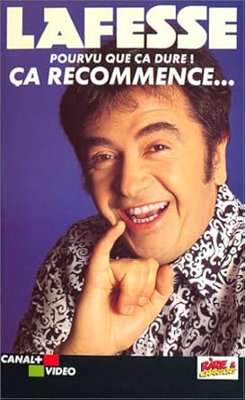 Jean-Yves Lafesse : Ca recommence [VHS]: Lafesse, Jean-Yves, Lambert,  Daniel, Lafesse, Jean-Yves: Amazon.fr: Vidéo