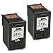 FreeSUB Remanufactured Ink Cartridge Replacement for HP 21 Ink Cartridge (C9508BN C9351AN) 2 Black,2 Pack