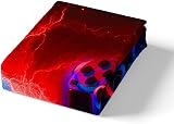 Loussiesd Gamer Bedding Set Double Size Red Blue Duvet Cover 3 Pcs view 7