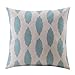 WUWE Cotton Linen Square Vintage Throw Pillow Case Shell Decorative Cushion Cover Pillowcase (pack of four)