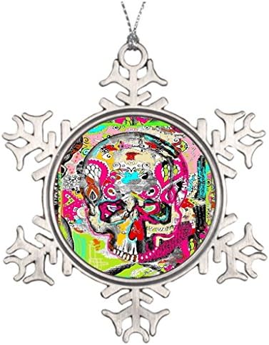 Travel Along Tree Decorating Skull Xmas Tree Decoration