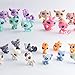 QTFHR Cute Miniature Big Eye Doll, Mini Cute Cake Decoration (20 Pcs)