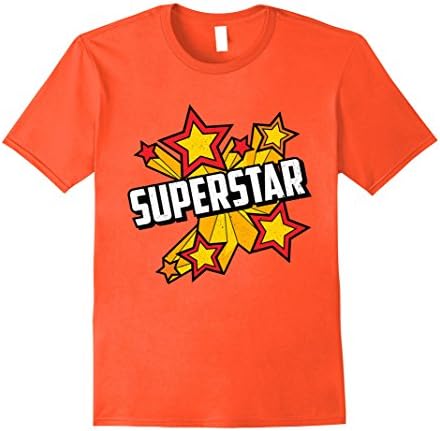 Men's Superstar T-Shirt For Everyone - Superhero T-Shirt XL Orange