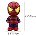 Superhero Piggy Money Box Spider-Man Batman Iron Man Captain America Coin Bank for Kids Children Birthday with Box (Spider-Man)