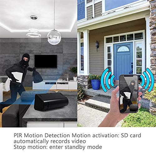 Hidden Camera Spy Camera Clock Mini Camera Wireless HD WiFi Night