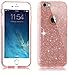 TOZO Case for iPhone 6s Shiny Bling Crystal Sparkle Premium 3 Layer Hybrid PC+TPU Semi Transparent Lightweight/Exact/Soft Case for iPhone 6 (2014) / 6s (2015) 4.7 Pink