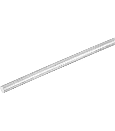 4 Barres De Zinc Pur 99,995% - Diamètre 10mm, Longueur 100mm - Pour Projets DIY, Chimie Ou Métallurgie