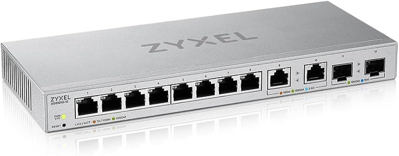 Zyxel XGS1210-12 Multi-Gig 12-Port Web Managed Switch 2.5G/10G SFP+