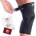 Mava Knee Sleeve - Knee Support With Adjustable Strap -Does Not Roll Down- Compression Knee Brace for Men & Women -Weightlifting, Running, Workout, ACL - Pain Relief - One Piece