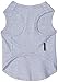 Parisian Pet Unisex Dog T-Shirt with Embroidered 'I Love My Mommy' Words - 100% Cotton, I Love My Mom Shirt - Sleeveless Pet Vest - Grey Dog Shirts for Large Dogs, XL