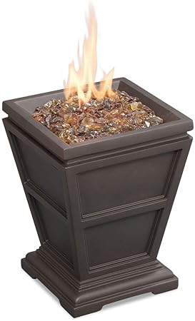 Amazon Com Endless Summer Glt1343b Lp Gas Outdoor Brown Firepit