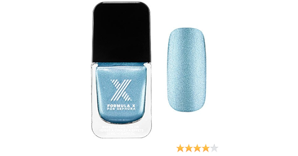 Amazon Com Holograms Nail Polish Formula X For Sephora 0 4 Oz Juju Holographic Ice Blue Beauty Personal Care