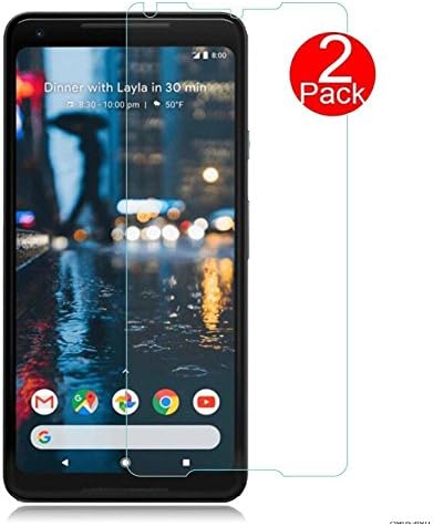 Aliga rgy-dfghfgkhjlluj 9H Hardness 2.5D Pixel Tempered Glass Bubble-Free Glass Screen Protectors for Google Pixel 2 XL - 2 Piece