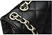 Covelin Women's Leather Fashion Handbag Quilting Envelope Cross Body Shoulder Bag Black