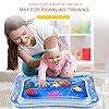 Jestilo Inflatable Tummy Time Water Mat Baby – Infant and Toddler Baby Play Mat Sensory Toys for Baby Early Development…