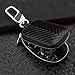 MoreFarther Leather Car Key Case Key Holder for Car Smart Key Chain Key Ring Coin Case Keychains for Car Keys Fasion Zipper Wallet Case for Auto Remote Key (Black S)