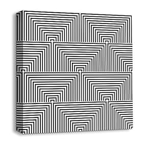 Canvas Wall Art - Abstract Visual Illusion - Giclee Painting Wall Art for Bedroom Living Room Home Decoration - 12x12 inches