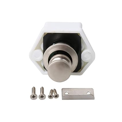 Bqlzr Push Button Keyless Lock Latch Cupboard Caravan Lock For Rv