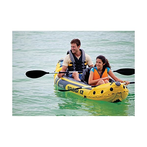Intex-Explorer-K2-Kayak-2-Person-Inflatable-Kayak-Set-with-Aluminum-Oars-and-High-Output-Air-Pump