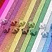 Yeooyoor Origami Stars Papers Package DIY Paper, 360 Sheets - 18 Colors ( Glitter Origami Stars)