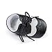ESTAMICO Baby Boys PU Sneakers Infant Anti Slip Prewalker Outdoor Shoes, Black 6-12 Months