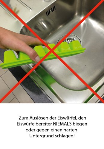Kigima Eiswürfelbereiter, Eiswürfelform, Babynahrungsbehälter mit Deckel 4er Set für 48 Eiswürfel – Bild 5