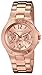 GUESS Women's U13624L1 Active Shine Multi-Function Rose Gold-Tone Sport Watch