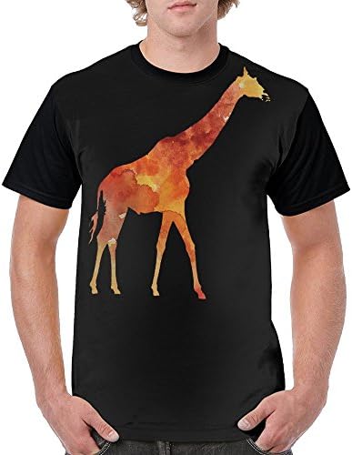 Giraffe Minimalist Male 100% Polyester T Shirt Clothing