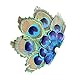 Fascinator Peacock Feather Clip Headdress Wedding Headwear Women Party Headpiece