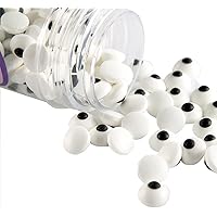 1 Bottle Candy Eyeballs Eyes Cake Cupcake Toppers Cookie Decorations Edible Dessert Sprinkles for Halloween Christmas Cake Cu