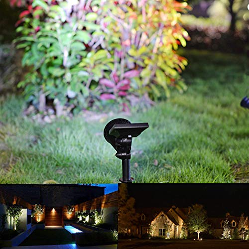 Sunklly Outdoor Solar Spotlights 7 Led 2in1 Waterproof Outdoor Solar