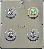 Shamrock St. Patrick's Day Irish Oreo Cookie Sandwich Chocolate Candy Mold 1626