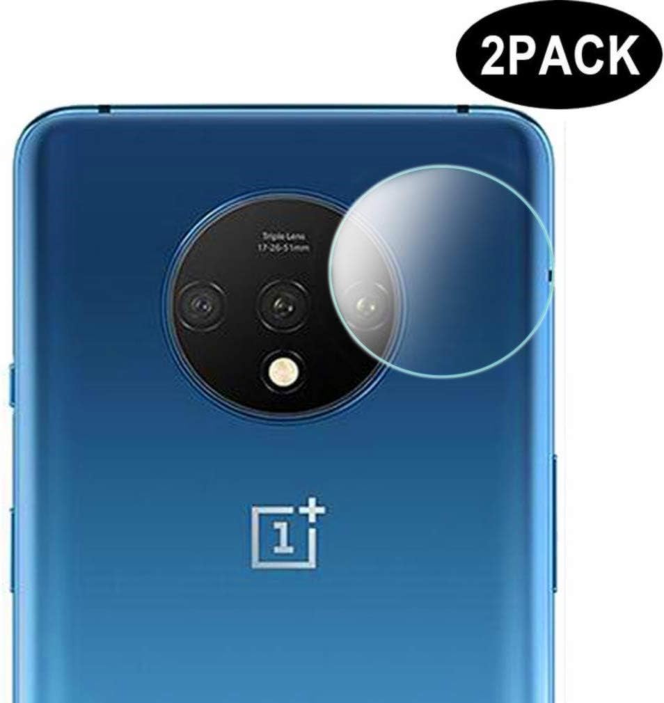 GEEMEE for OnePlus 7T Camera Lens Screen Protector, [2 Pack] Ultra-Thin HD Dustproof Bubble-Free 9H Hard Tempered Glass Camera Lens Screen Protector for OnePlus 7T