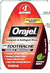 Orajel analgesic and astringent rinse