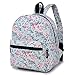 Lightweight Canvas Mini Backpack for Women, Teens (Flower Blue Small V2)