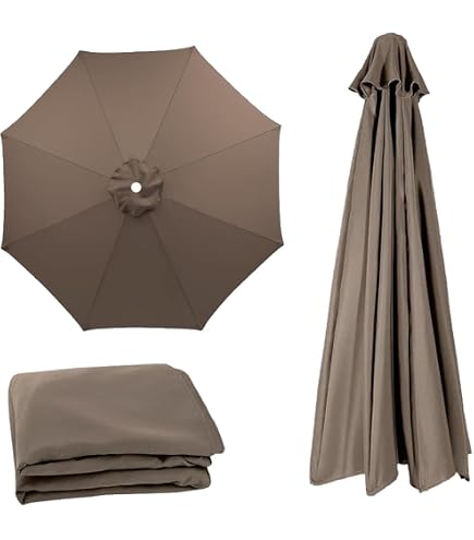 hampton bay offset patio umbrella replacement canopy Garden Winds Top Cover Compatible with The 9119-01569900 11ft It offers 99% UV Select My Color::Hickory-Forest football helmet 2000s Los Jig