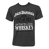 Jack Daniels Men's Daniel's Corn Mash Short Sleeve T-Shirt Grey Large