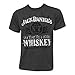 Jack Daniels Men's Daniel's Corn Mash Short Sleeve T-Shirt Grey Large