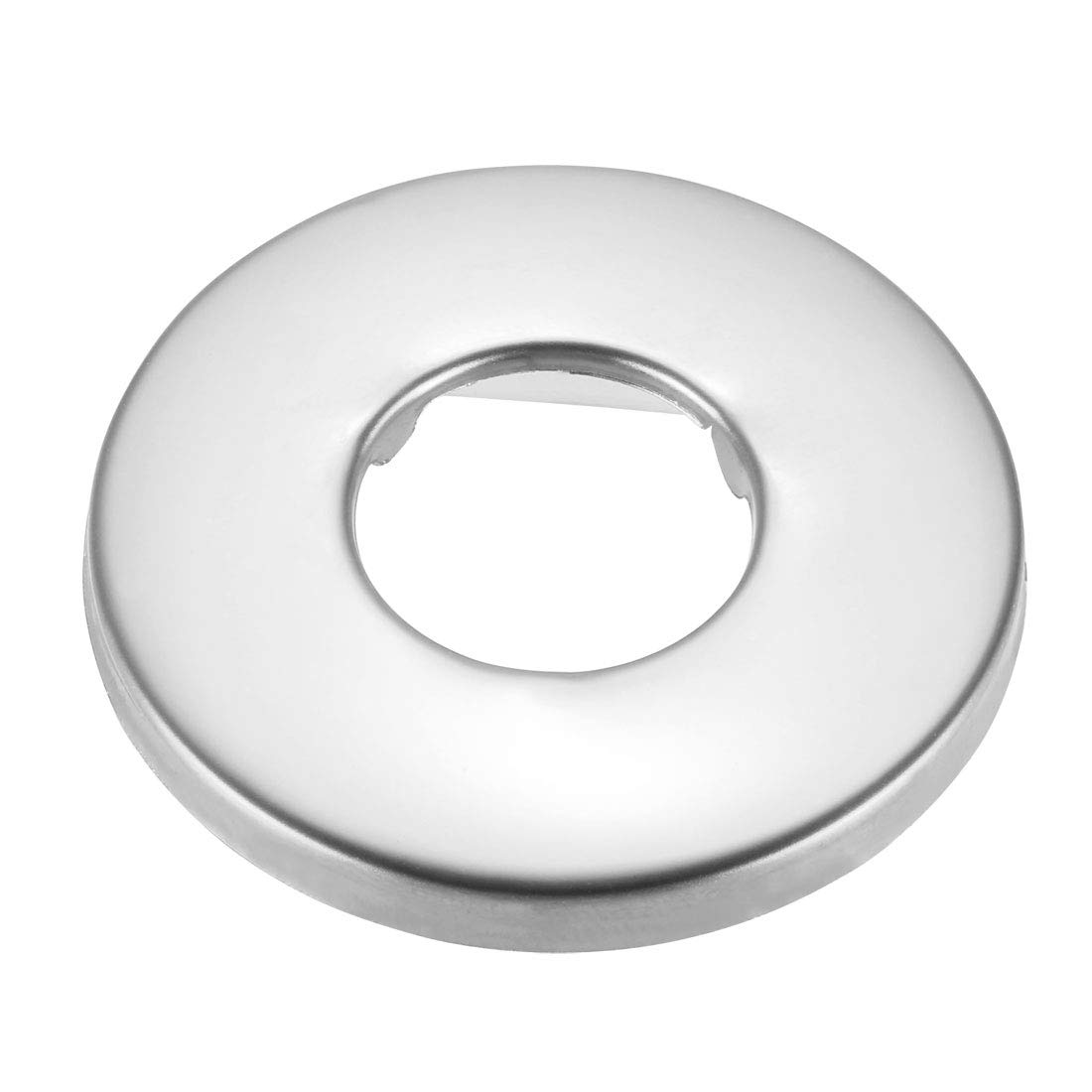 sourcing map Round Escutcheon Plate 48x4.5mm Stainless Steel Chrome Plating for 21mm Diameter Pipe 3Pcs