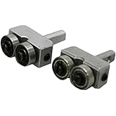 Generic 2 Pieces Bandsaw Blade Guides Bandsaw Parts Easy to Install Wearproof Guide Pin Bandsaw Guide Replacement for Metalwo