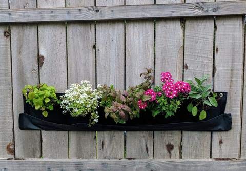 Delectable Garden 5 Pocket Waterproof Indoor Horizontal Planter