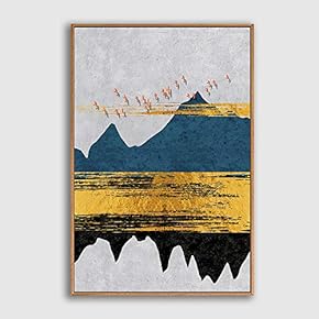 Framed Home Artwork Abstract Scenery for Living Room Bedroom