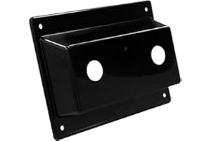 Showingo Black Faucet Bezel Stand Off Faucet Cover fits for RV Caravans Shower Plate Replacement Part-1PCS