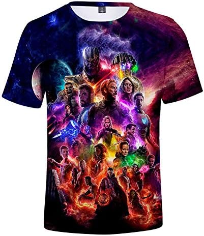 Unisex 3D Avenger's Endgame T-Shirt | Premium Superhero Shirt Casual Tees