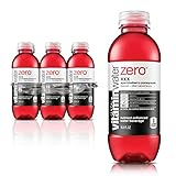 vitaminwater zero xxx, electrolyte enhanced water w/ vitamins, açai-blueberry-pomegranate drinks, 16.9 fl oz, 6 Pack