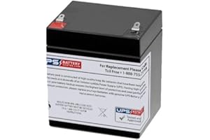 12V 5Ah F1 Compatible Battery for Solex SB1240 12V 4Ah Alarm Battery by UPSBatteryCenter®