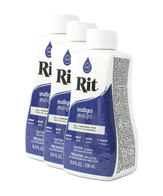 Rit Dye Liquid 236ml Indigo Pack of 12