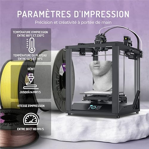 WINKLE PLA HD Textured Filament 1.75mm Marble for 3D Printing, 1kg Spool, 3D Printer Filament, 3D Printing Materials, Dimensional Accuracy +/- 0.05mm, Easy to Print
