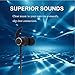 VIGROS ENC Noise Canceling Neckband Wireless Bluetooth 2 EQ Earbuds in-Ear Gaming Earphones, LED Light Fast Charge 70 Hours Play Headsets, Sweat Proof Ear-Hook Headphones Outdoor/Sports/Workout